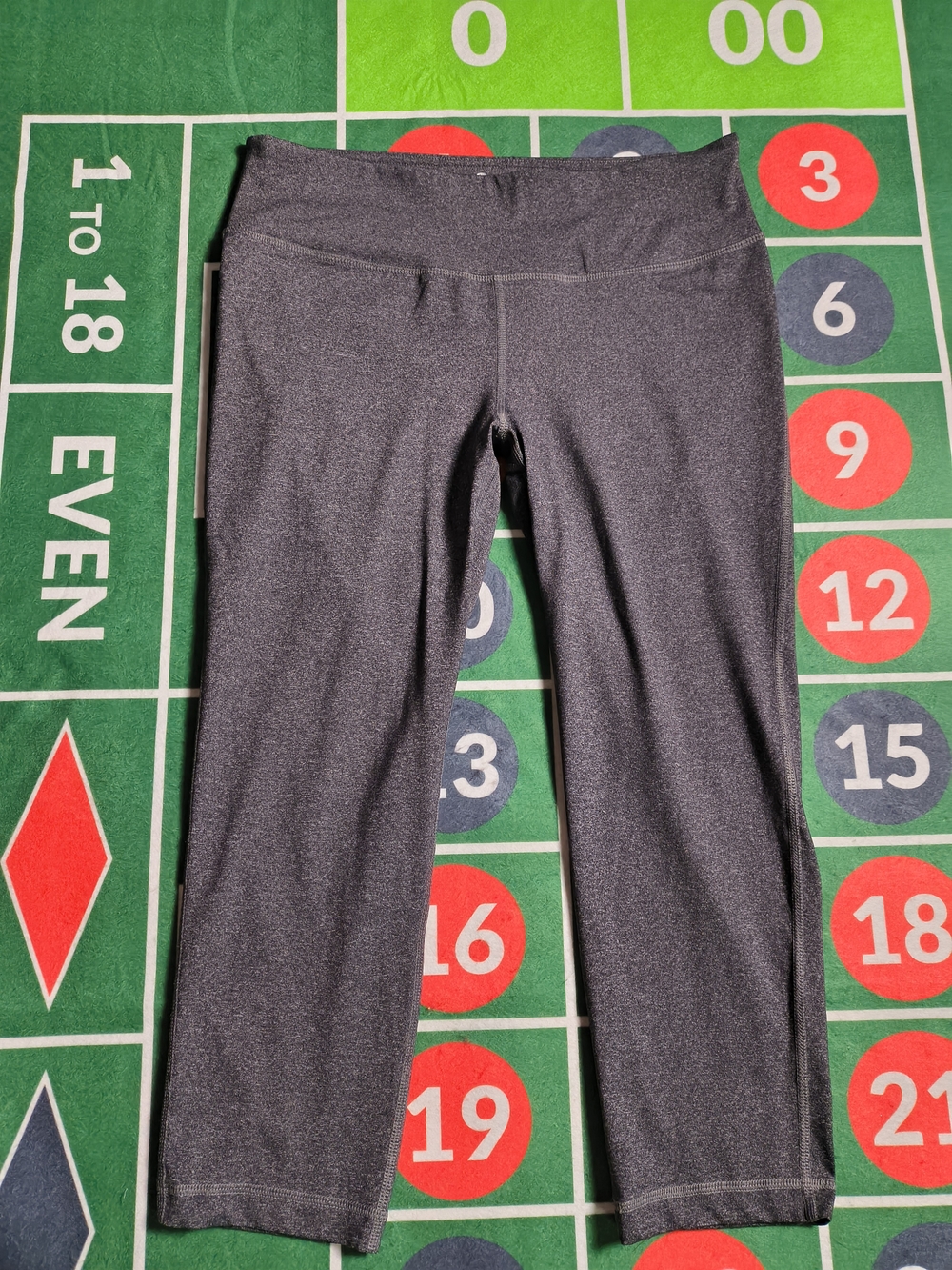 90 Degree by Reflex Leggings Women's Large Gray Athletic Yoga Pants